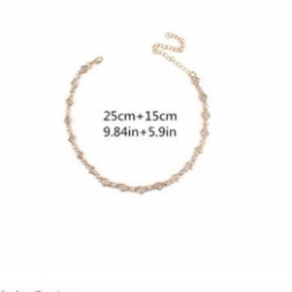 🌟Silver Chrystal Choker Necklace🌟 - Picture 5 of 5